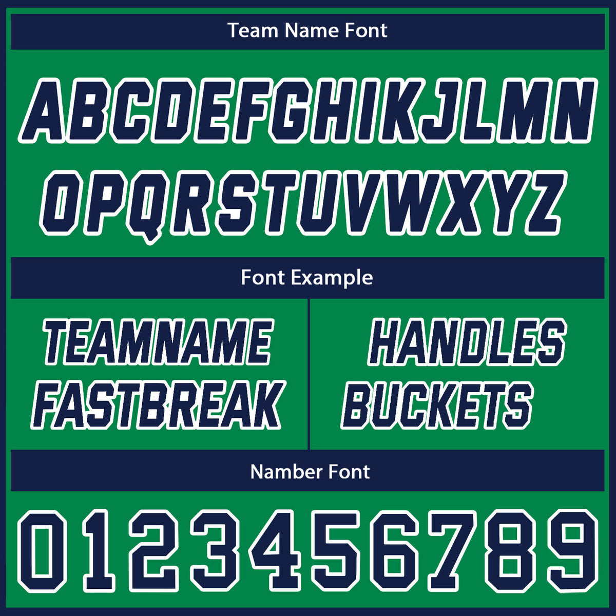 Custom Green Navy Basketball Uniforms for Youth & Adults - Reversible Jersey Set - Vosoli