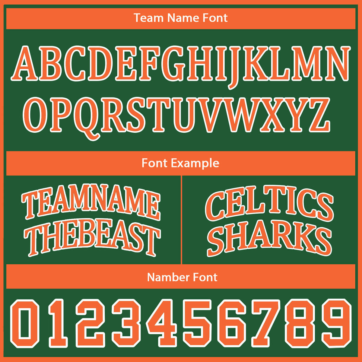 Custom Reversible Green & Orange Basketball Uniform Set | Personalized for Team Sports Practice - Vosoli