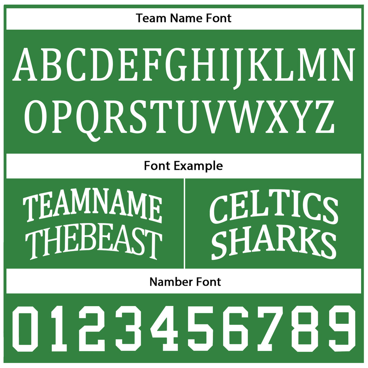 Custom Reversible Green White Basketball Uniform Set | Team Name & Number - Vosoli