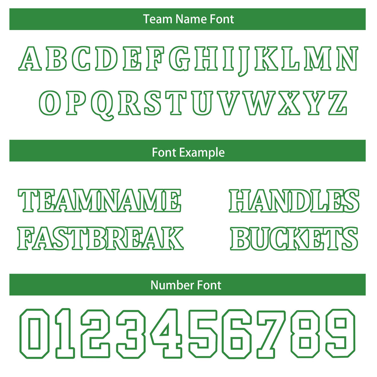 Custom Reversible Green White Basketball Uniform Set | Team Name & Number - Vosoli