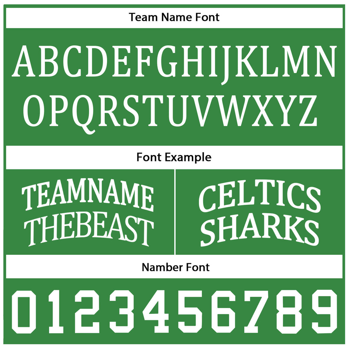 Custom Reversible Green White Basketball Uniform Set | Team Name & Number - Vosoli