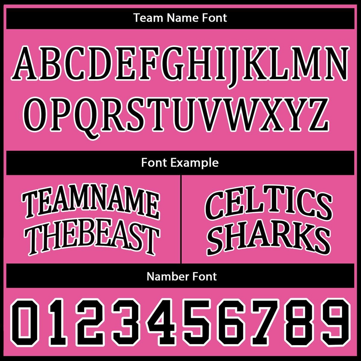 Custom Reversible Hot Pink Black Basketball Uniform Set | Team Name & Number - Vosoli