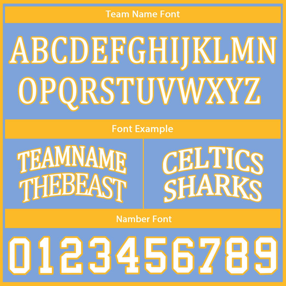 Custom Reversible Light Blue Gold Basketball Uniform Set | Team Name & Number - Vosoli
