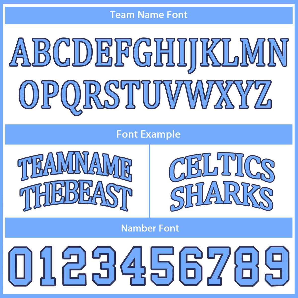 Custom Reversible Light Blue White Basketball Uniform Set | Team Name & Number - Vosoli