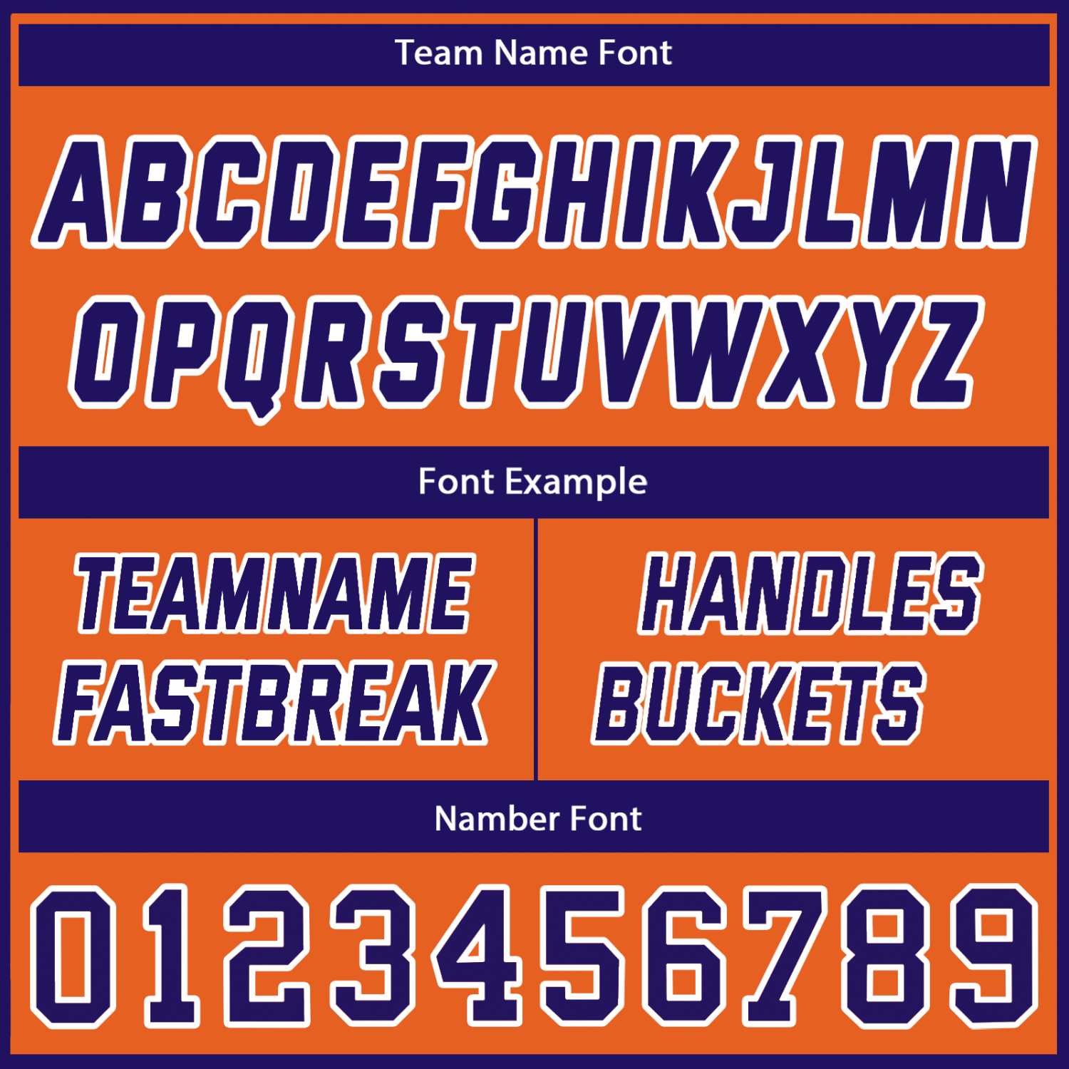 Custom Reversible Navy & Orange Basketball Jersey | Personalized Team Jersey | Vosoli