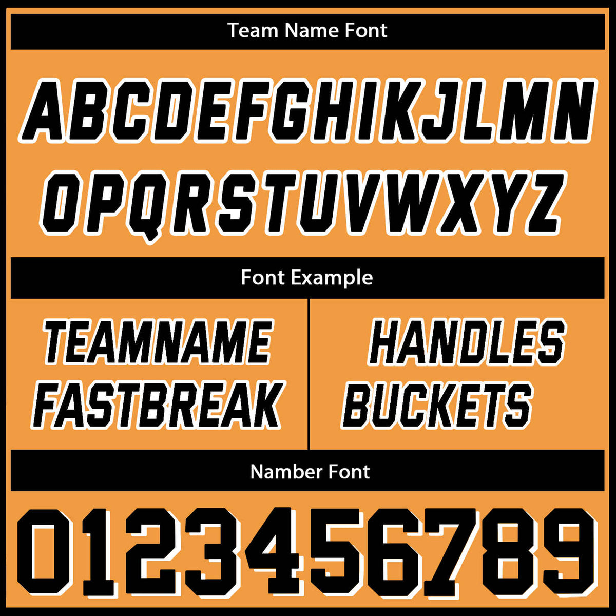 Custom Reversible Orange Black Basketball Uniform Set | Team & Player Name - Vosoli