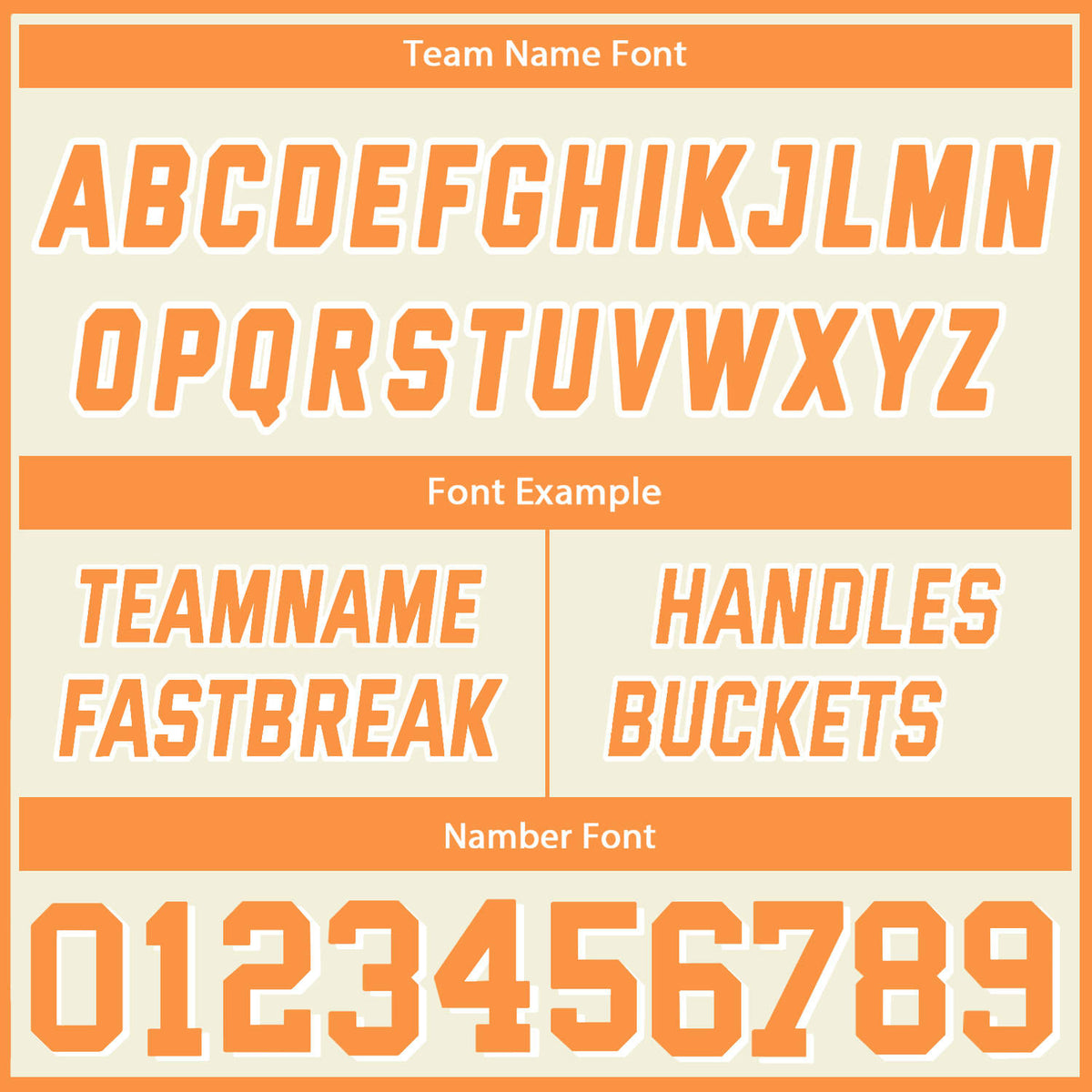 Custom Reversible Orange Cream Basketball Uniform Set | Team Name & Number - Vosoli