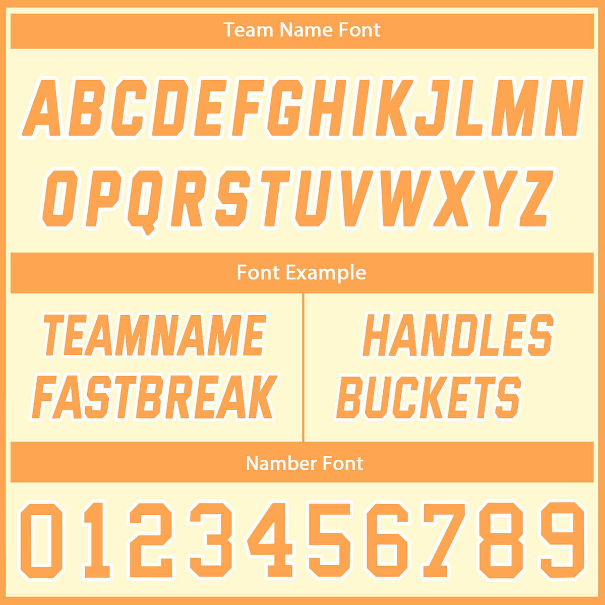 Custom Reversible Basketball Jersey + Shorts Set (Orange & Cream Stripe) - Personalized Team Name, Number & LOGO | Vosoli