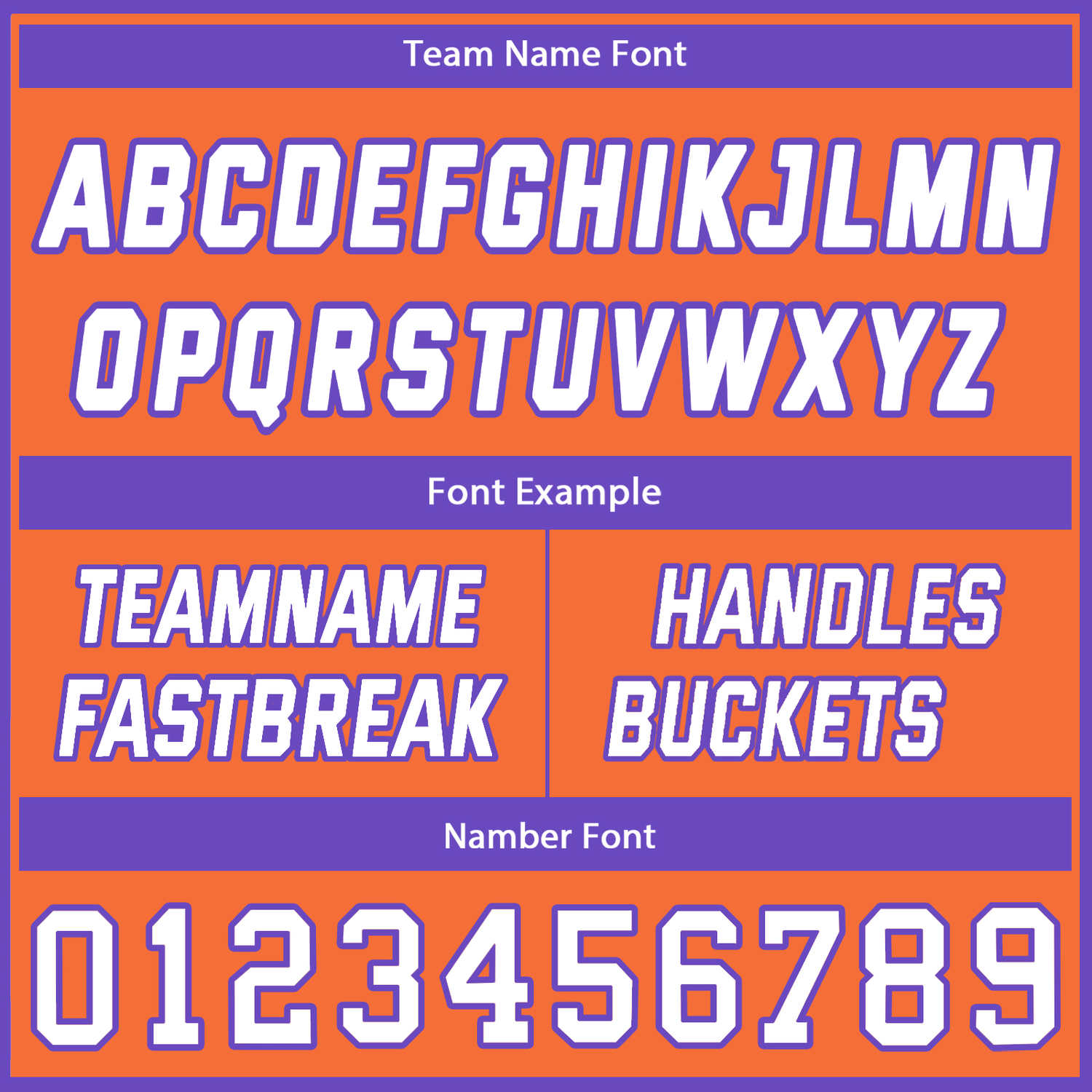 Custom Reversible Orange Purple Basketball Jersey & Shorts Set | Personalized Team Kit | Vosoli