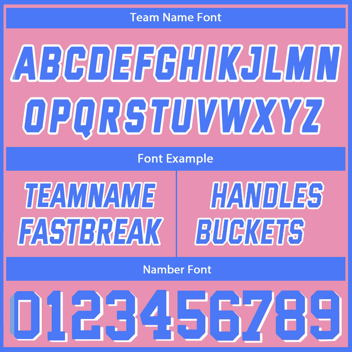 Custom Reversible Pink Blue Basketball Uniform Set | Team Name & Number - Vosoli