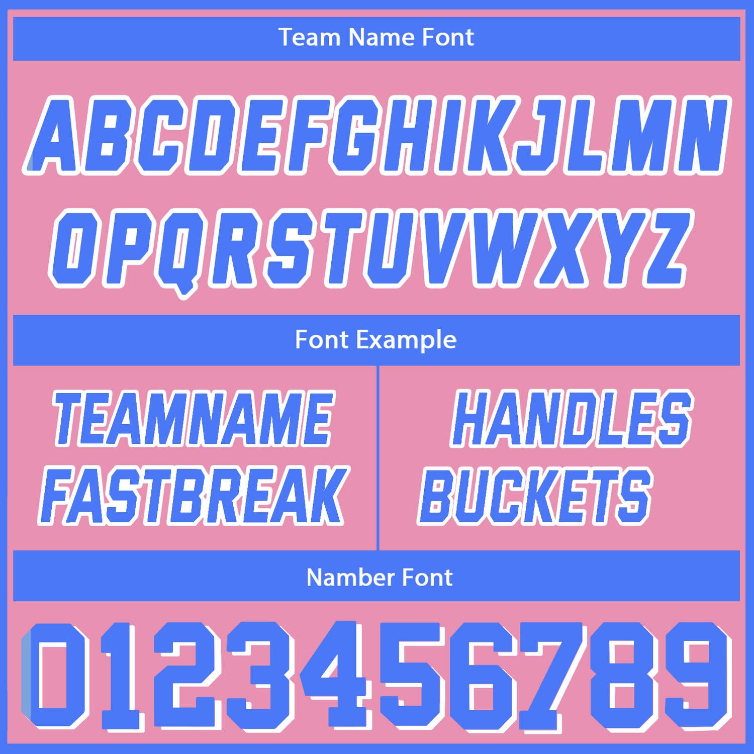 Custom Reversible Pink Blue Basketball Uniform Set | Team Name & Number - Vosoli