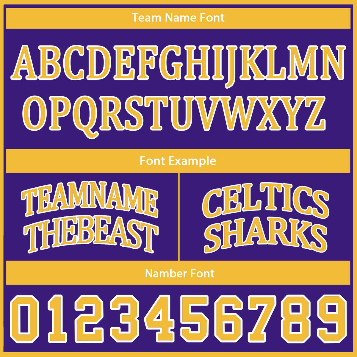 Custom Reversible Purple & Gold Basketball Uniform Set | Personalized Team Name & Number - Vosoli