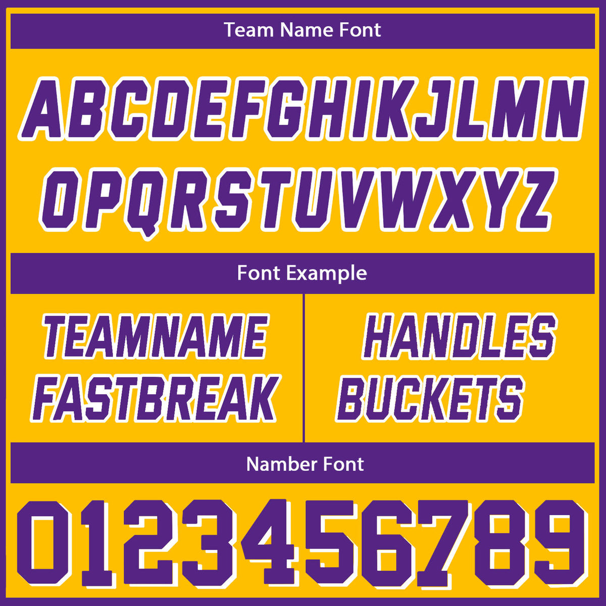 Custom Reversible Purple Gold Basketball Uniform Set | Team Name & Number - Vosoli