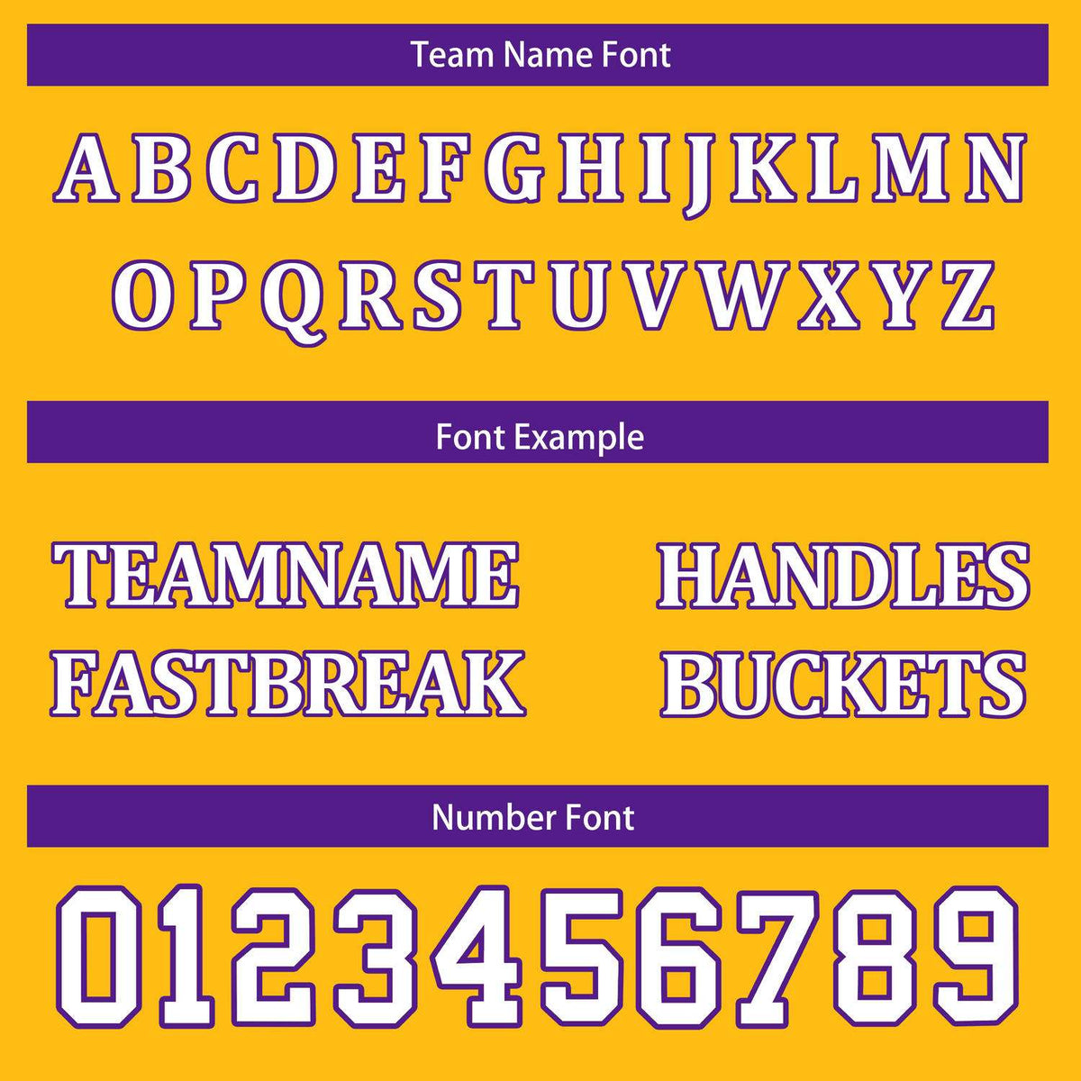Custom Reversible Purple Gold White Basketball Uniform Set | Team Name & Number - Vosoli