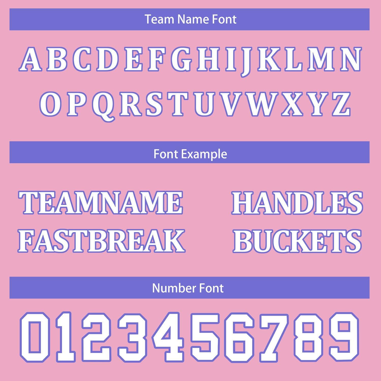 Custom Reversible Purple Pink Turquoise Star Basketball Uniform Set | Team Name & Number - Vosoli
