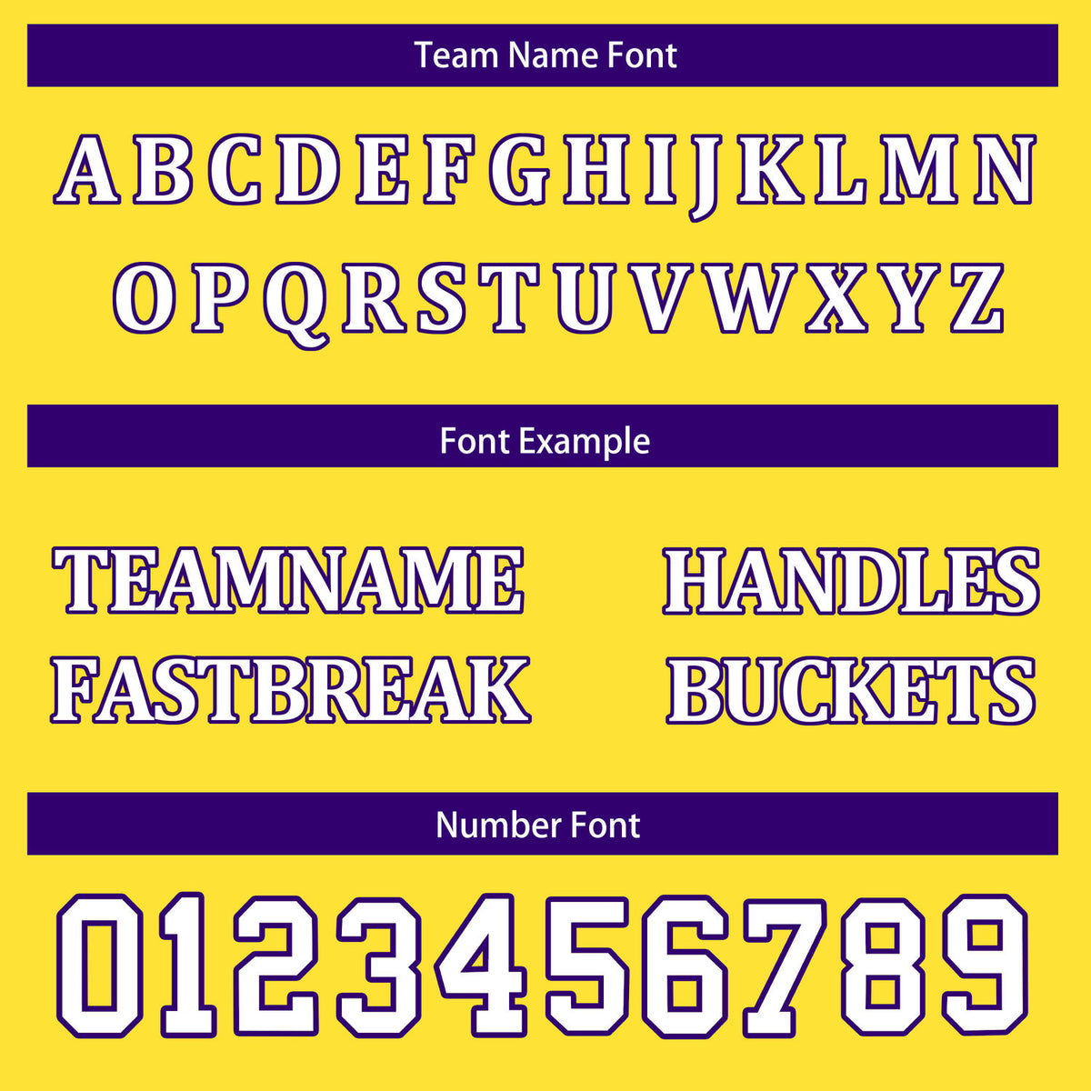 Custom Reversible Purple Yellow White Basketball Uniform Set | Team & Player Name - Vosoli