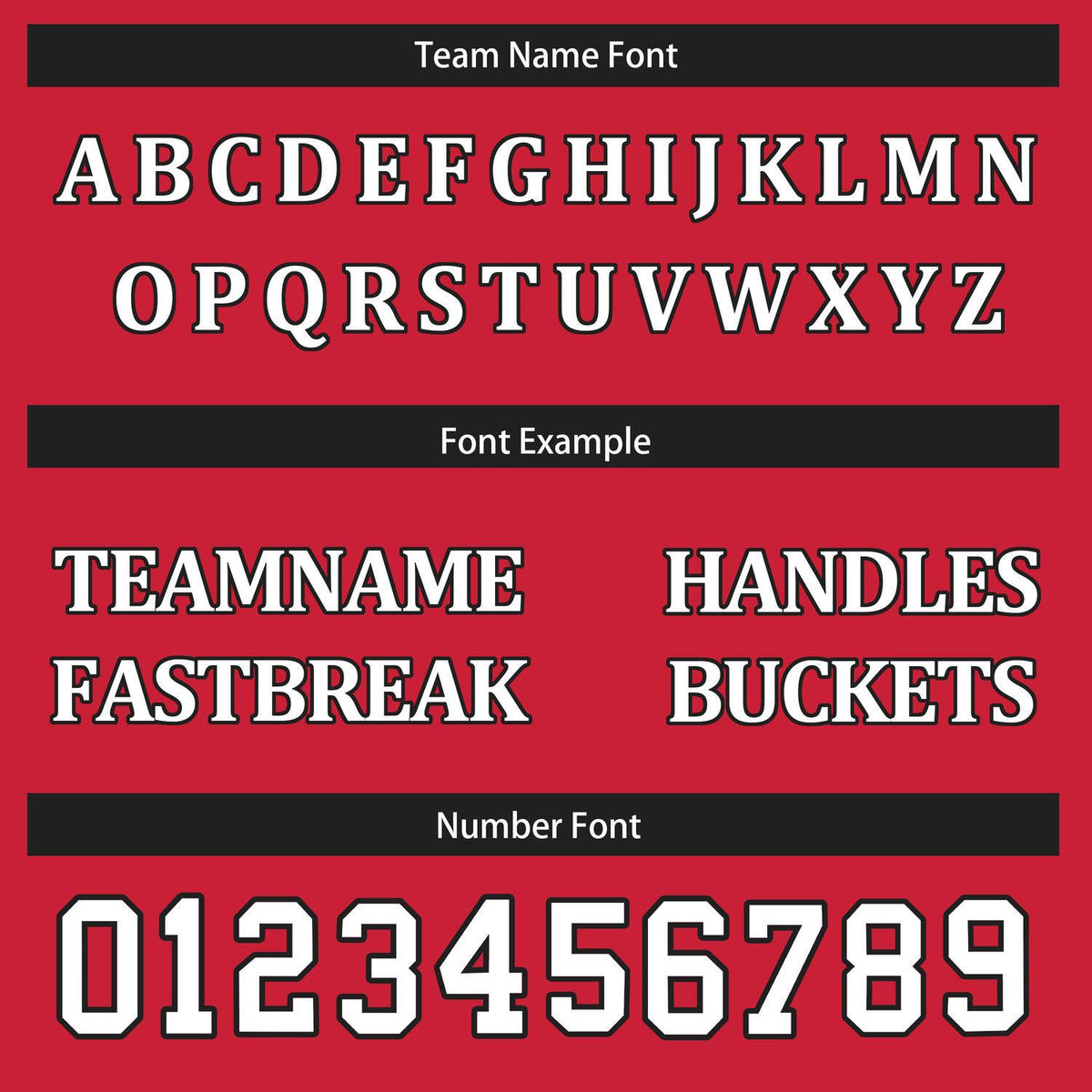 Custom Reversible Red Black Basketball Uniform Set | Team Name & Number - Vosoli