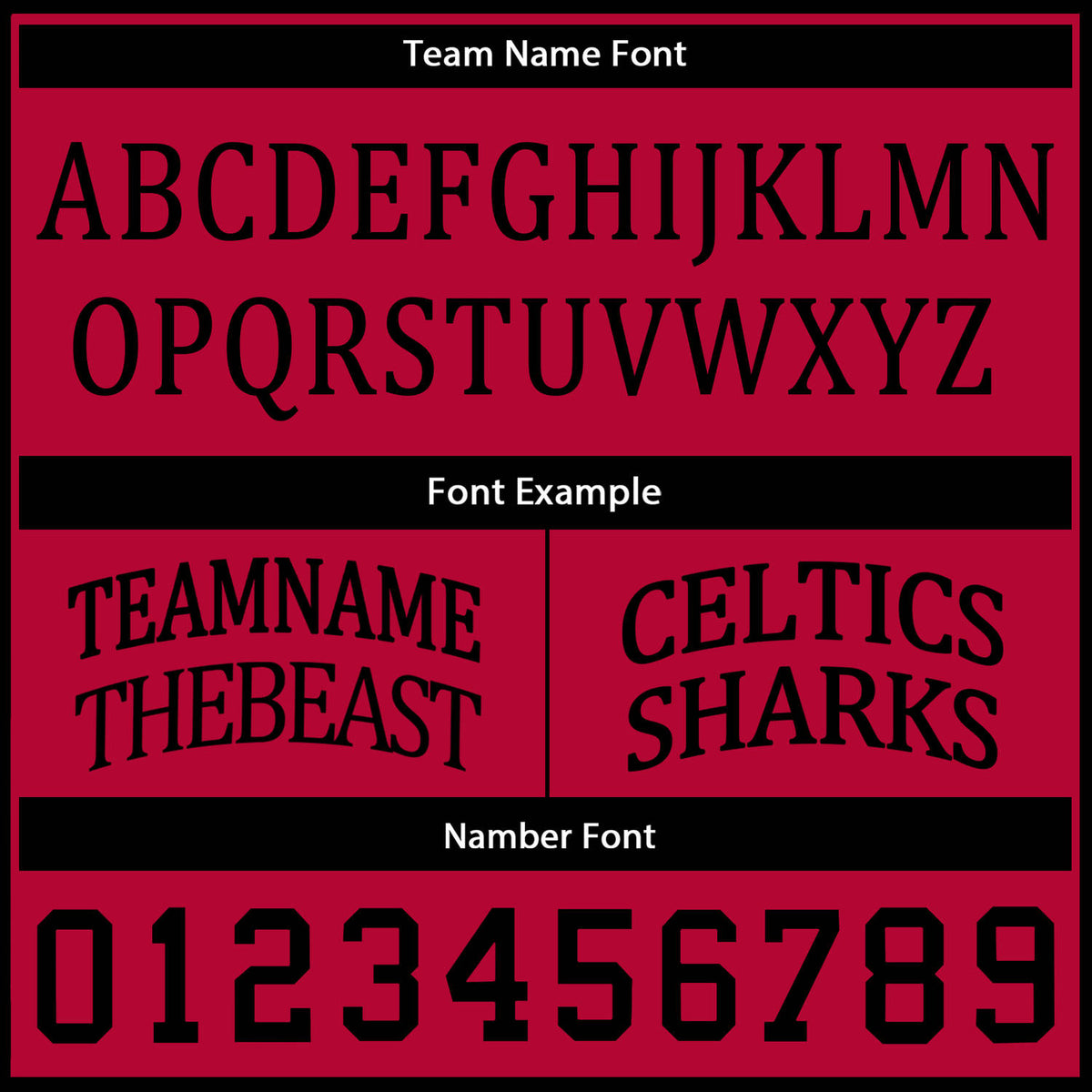 Custom Reversible Red Black Basketball Uniform Set | Team Name & Number - Vosoli