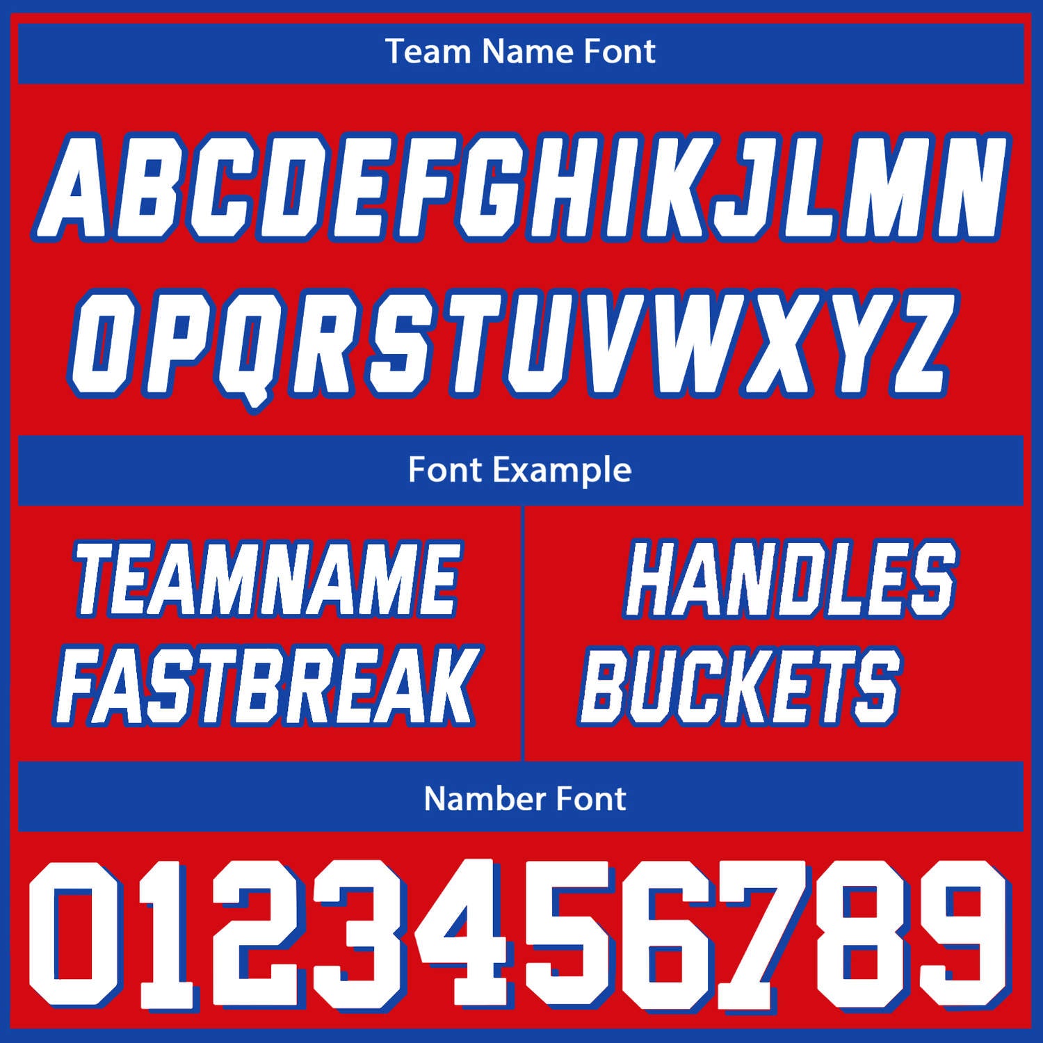 Custom Reversible Red Blue Basketball Uniform Set | Team Name & Number - Vosoli