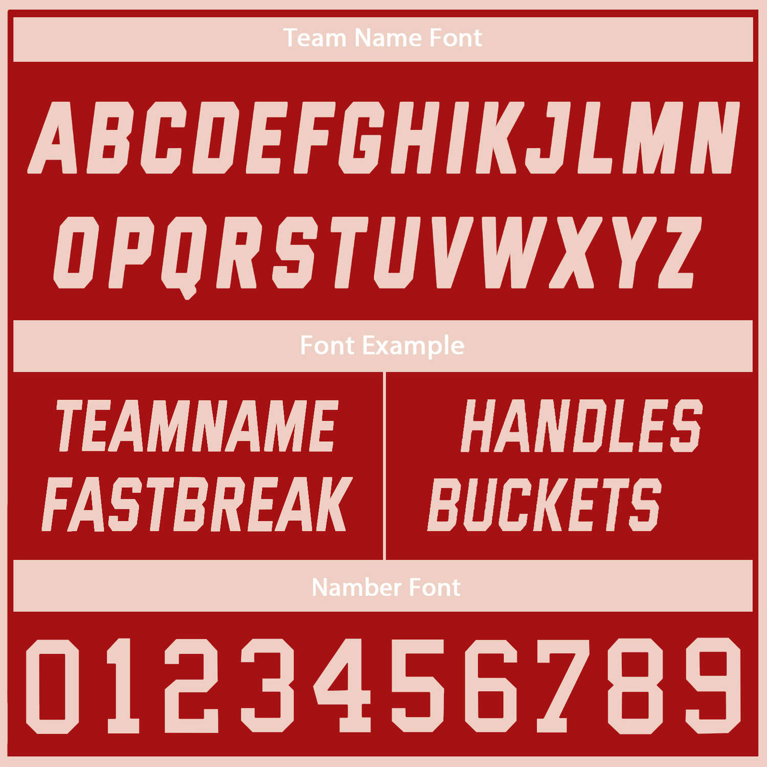 Custom Red Cream Basketball Uniforms for Youth & Adults - Reversible Jersey Set - Vosoli