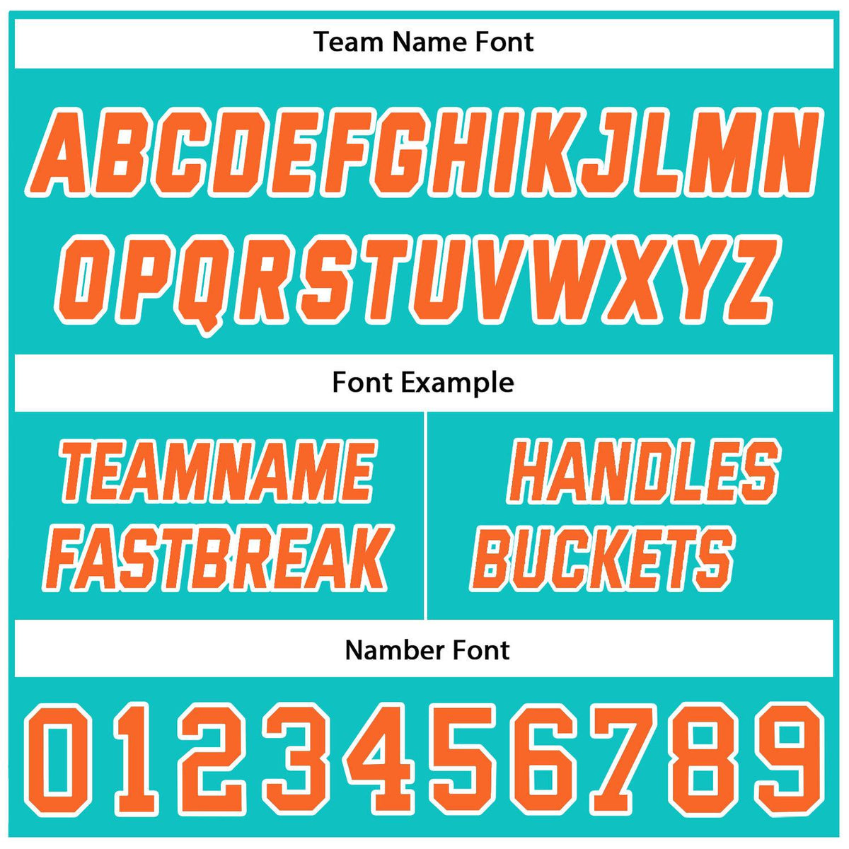 Custom Reversible Teal Orange White Basketball Uniform Set | Team & Player Name - Vosoli