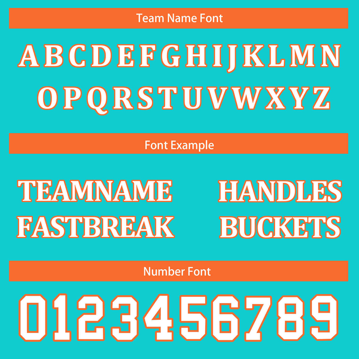 Custom Reversible Turquoise Orange Basketball Uniform Set | Team & Player Name - Vosoli