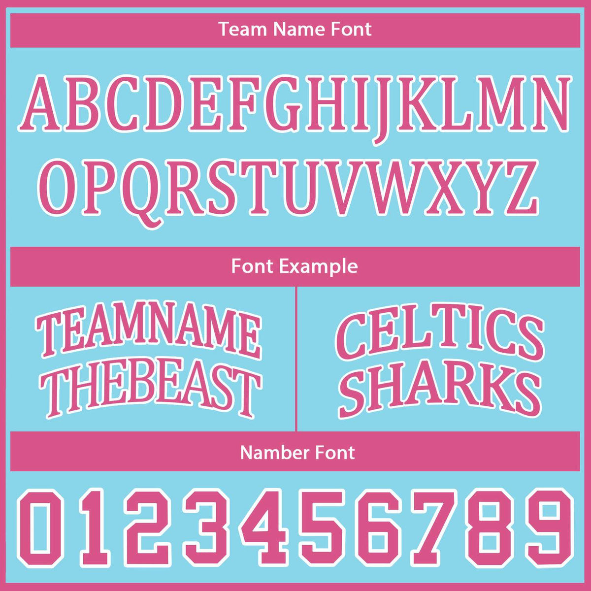 Custom Reversible Turquoise Pink Basketball Uniform Set | Team Name & Number - Vosoli