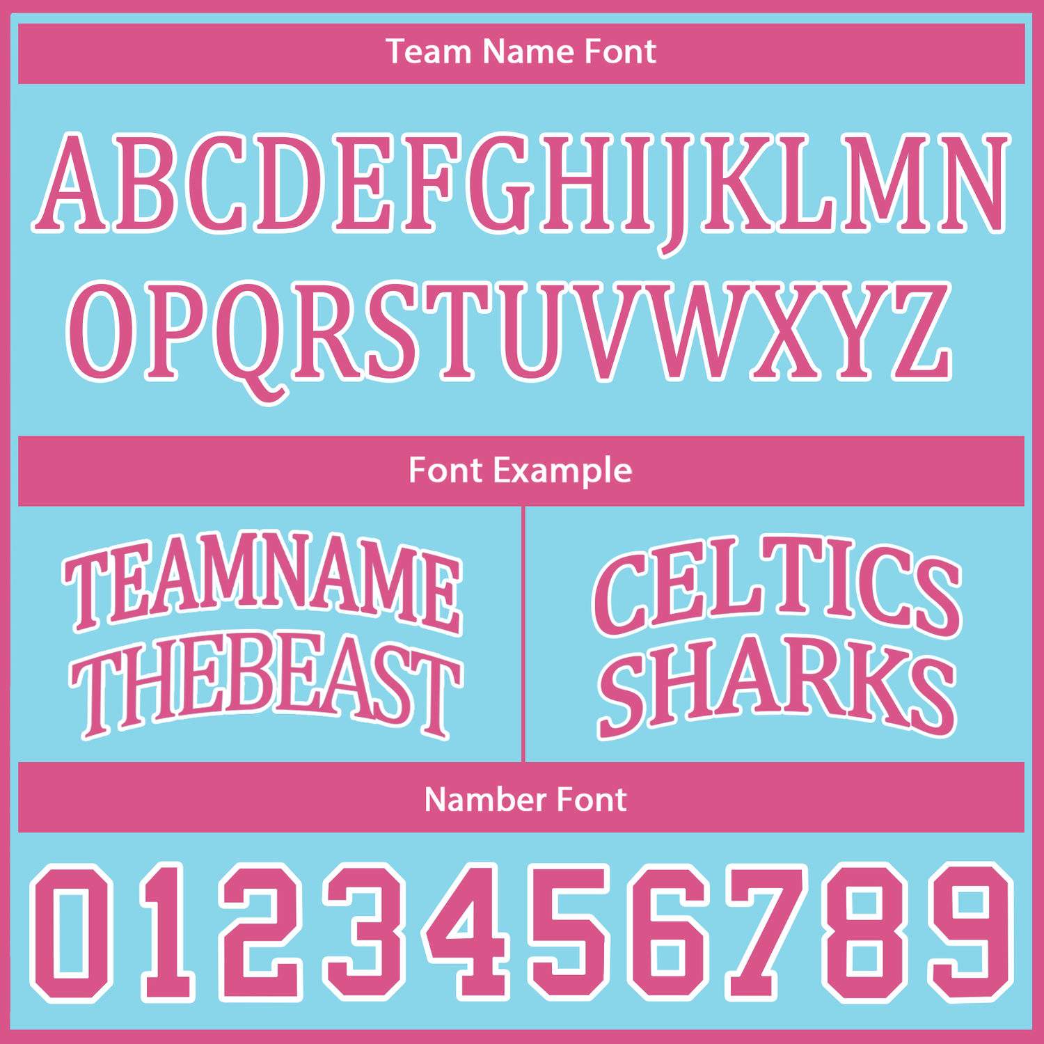 Custom Reversible Turquoise Pink Basketball Uniform Set | Team Name & Number - Vosoli