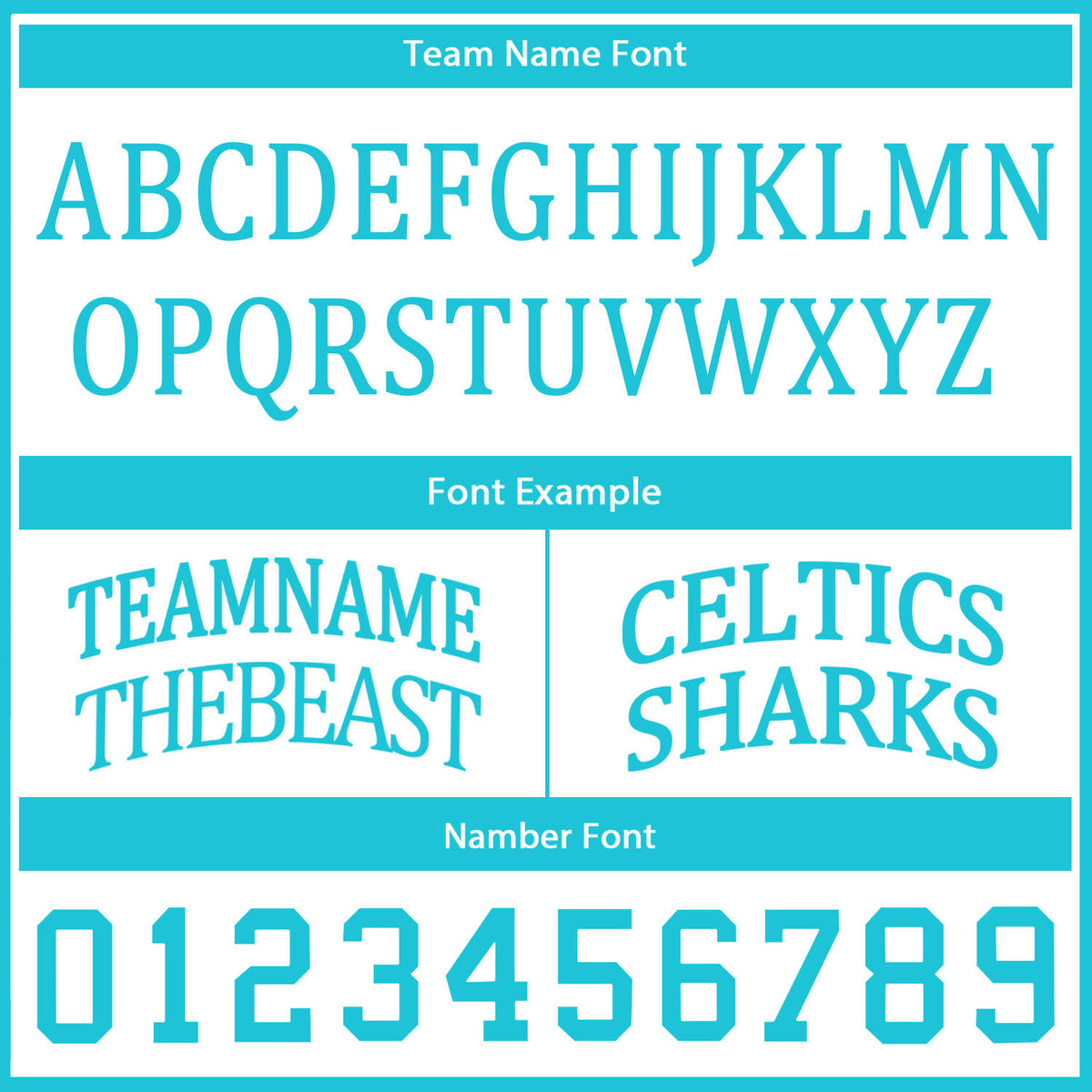 Custom Reversible Turquoise White Basketball Uniform Set | Team Name & Number - Vosoli