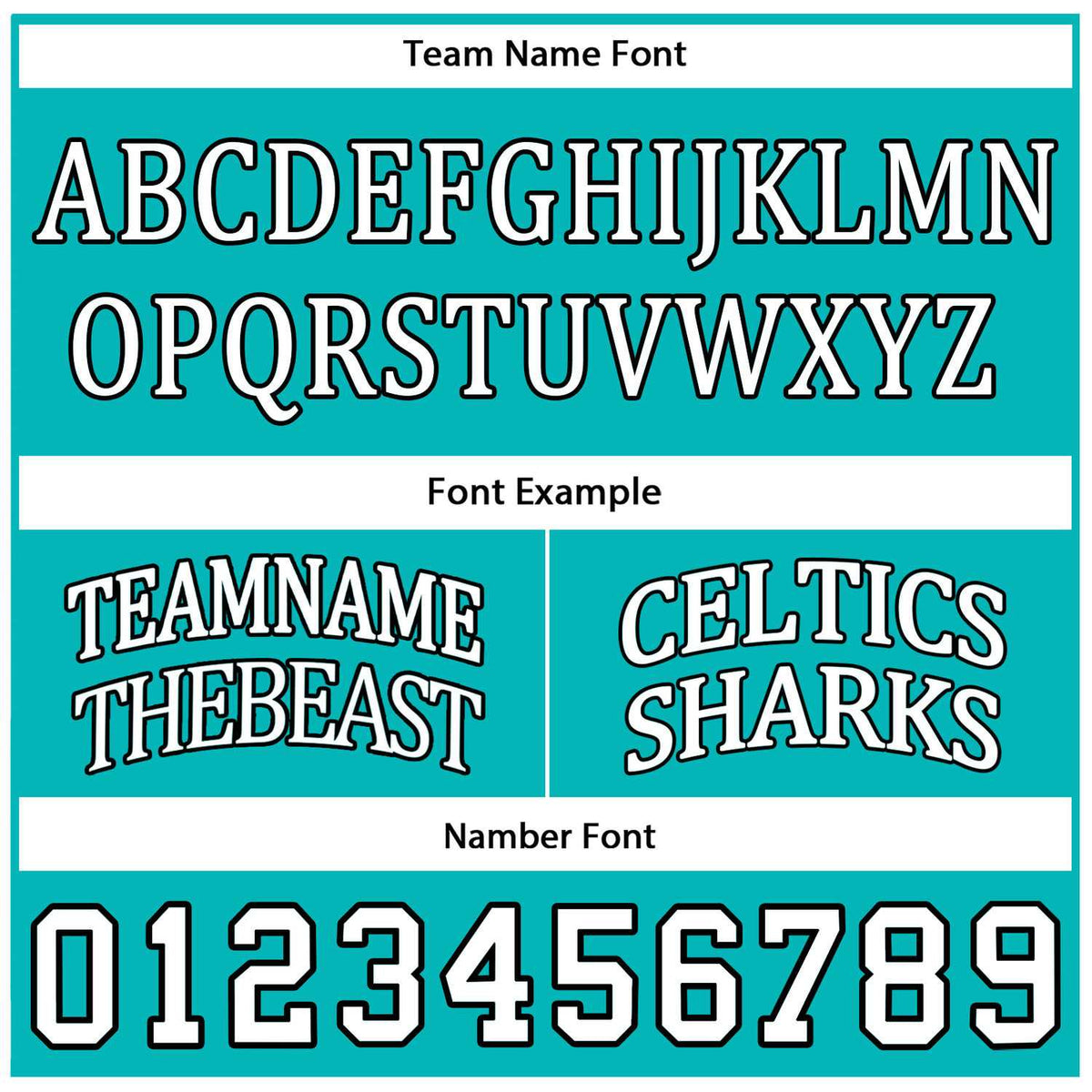 Custom Reversible Turquoise White Basketball Uniform Set | Team Name & Number - Vosoli