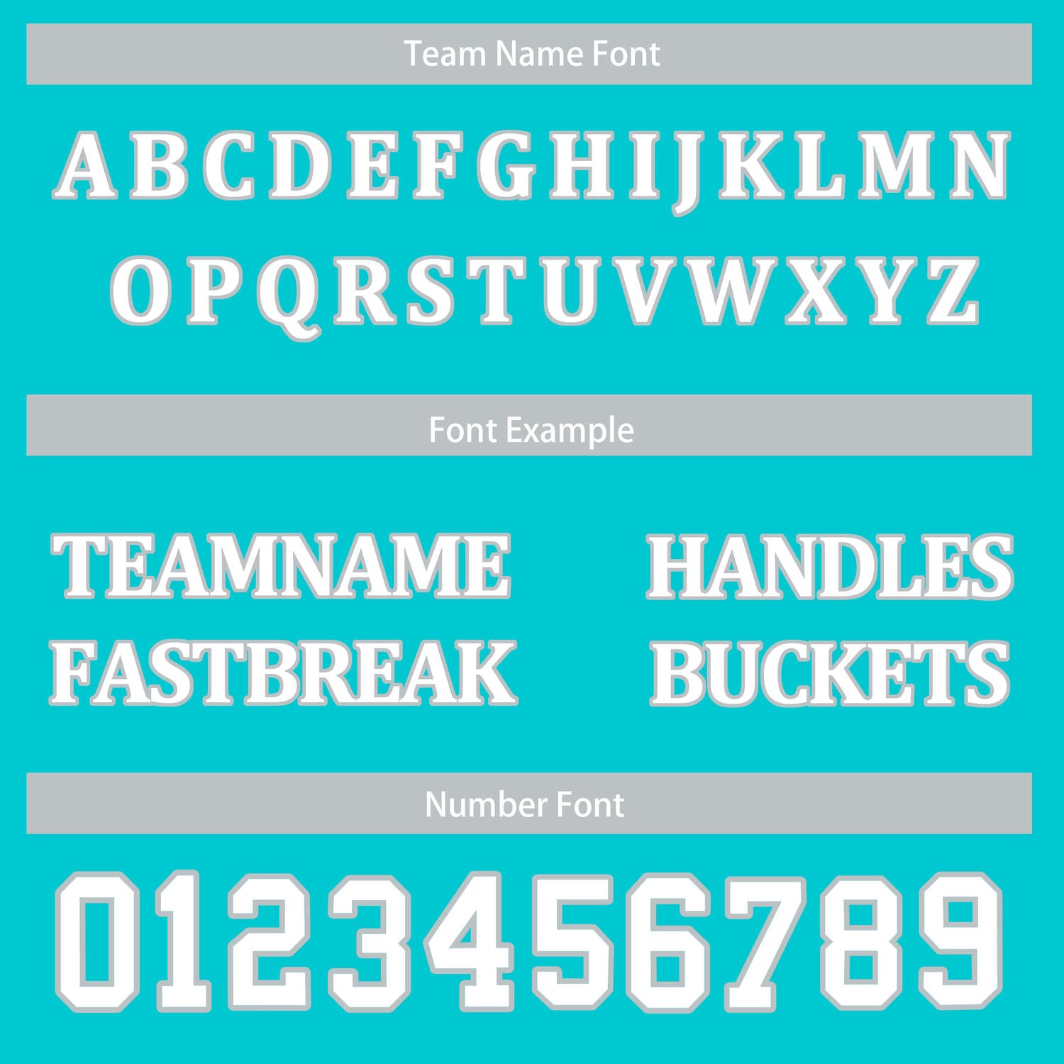 Custom Reversible White Turquoise Basketball Uniform Set | Team Name & Number - Vosoli
