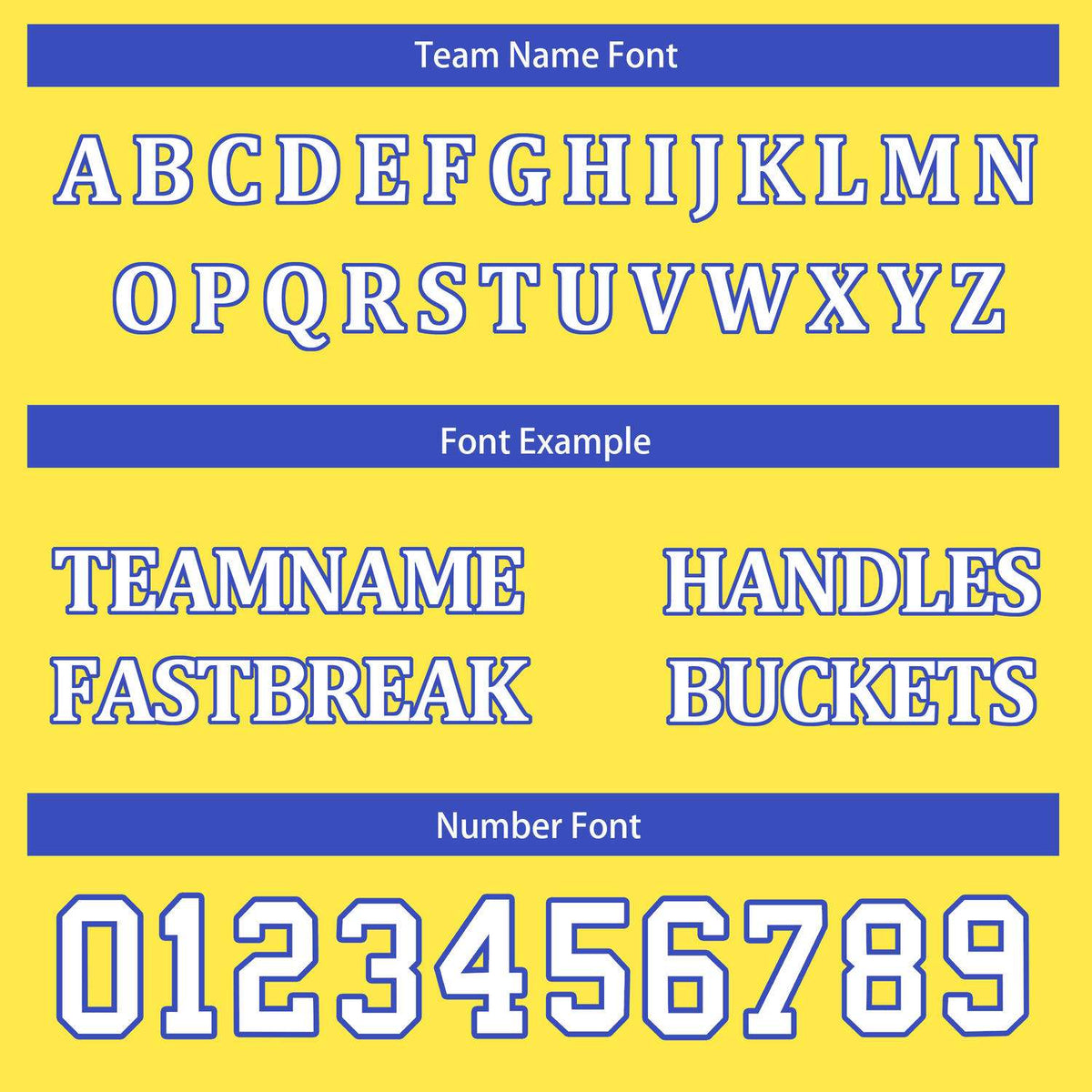 Custom Reversible Yellow Blue Basketball Uniform Set | Team Name & Number - Vosoli