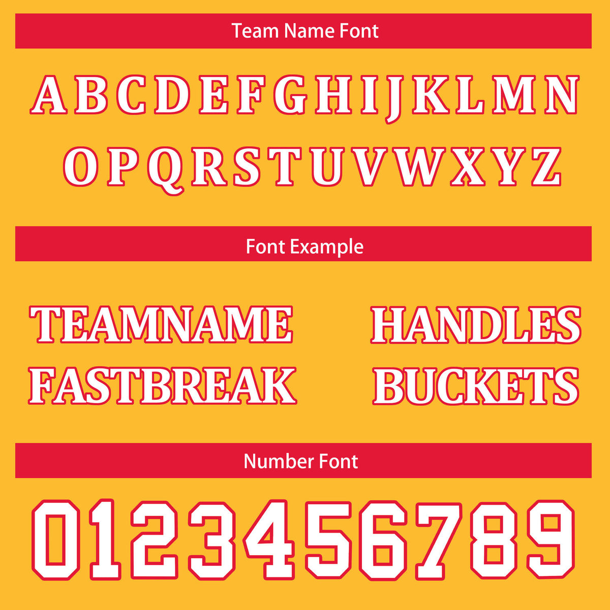 Custom Reversible Yellow White Red Basketball Uniform Set | Team & Player Name - Vosoli