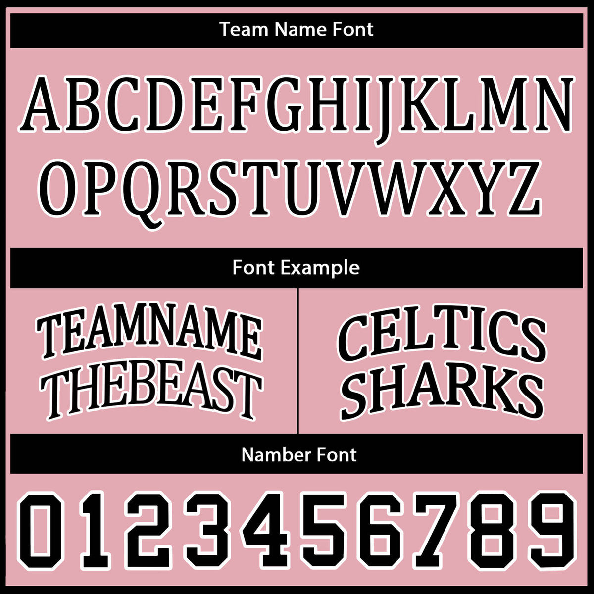 Custom Soft Pink & Black Reversible Basketball Uniform Set | Personalized Team Name & Number - Vosoli