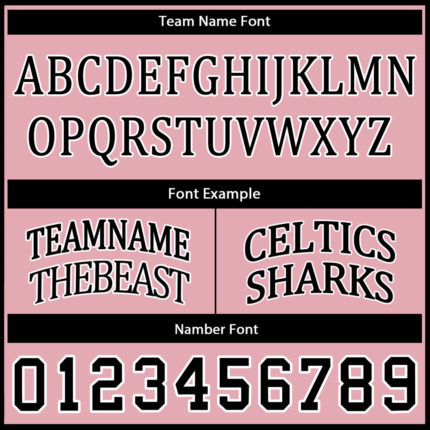Custom Soft Pink & Black Reversible Basketball Uniform Set | Personalized Team Name & Number - Vosoli