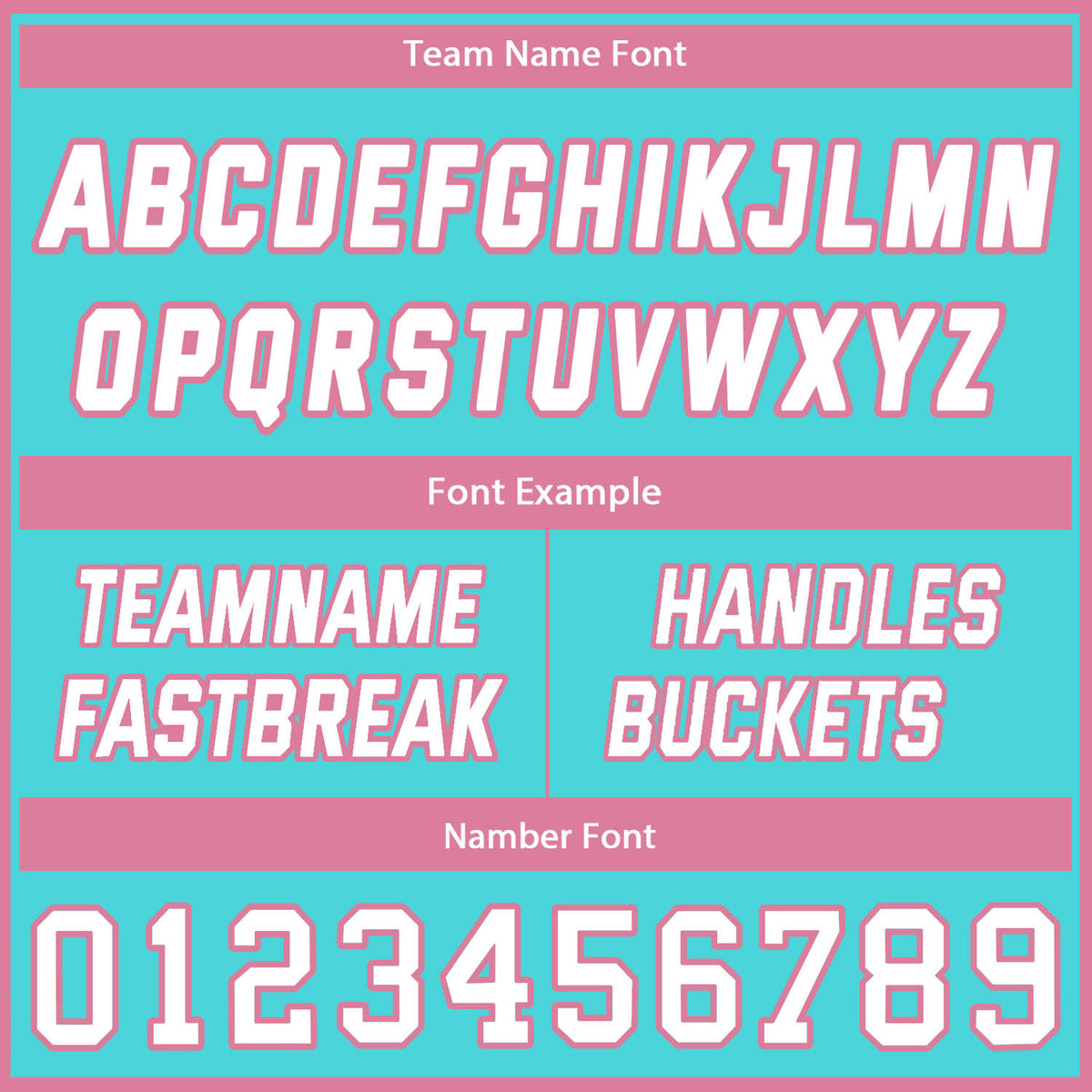 Custom Teal & Pink Honeycomb Basketball Uniform Set | Personalized Team Name & Number - Vosoli