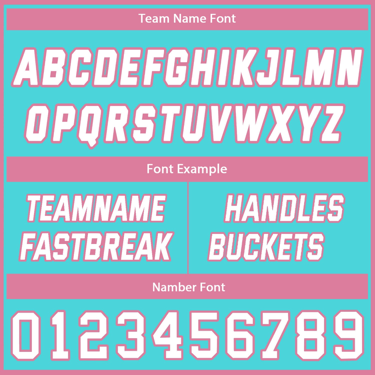 Custom Teal & Pink Honeycomb Basketball Uniform Set | Personalized Team Name & Number - Vosoli