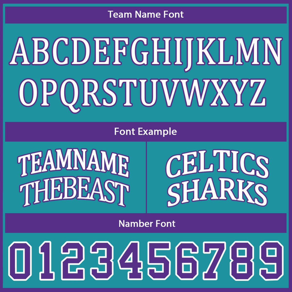 Custom Teal & Purple Basketball Jersey | Personalized Name & Number Team Uniform