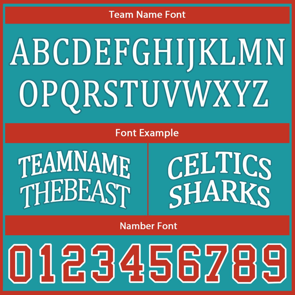 Custom Teal & Red Basketball Jersey | Personalized Name & Number Team Uniform