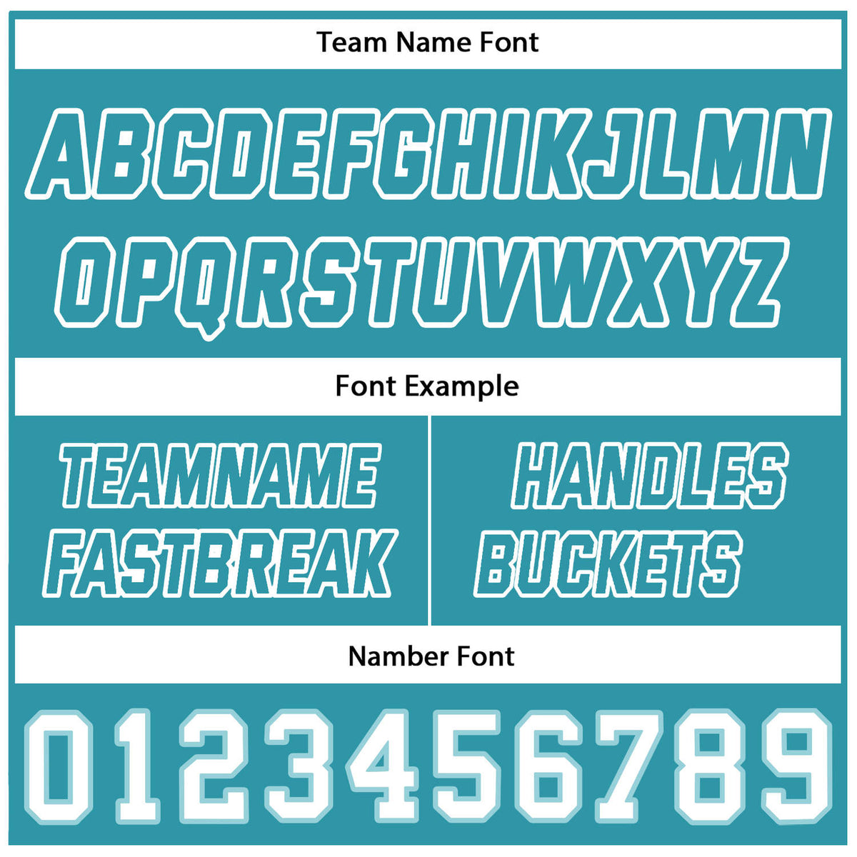 Custom Teal & White Basketball Jersey | Personalized Team Kit - Vosoli