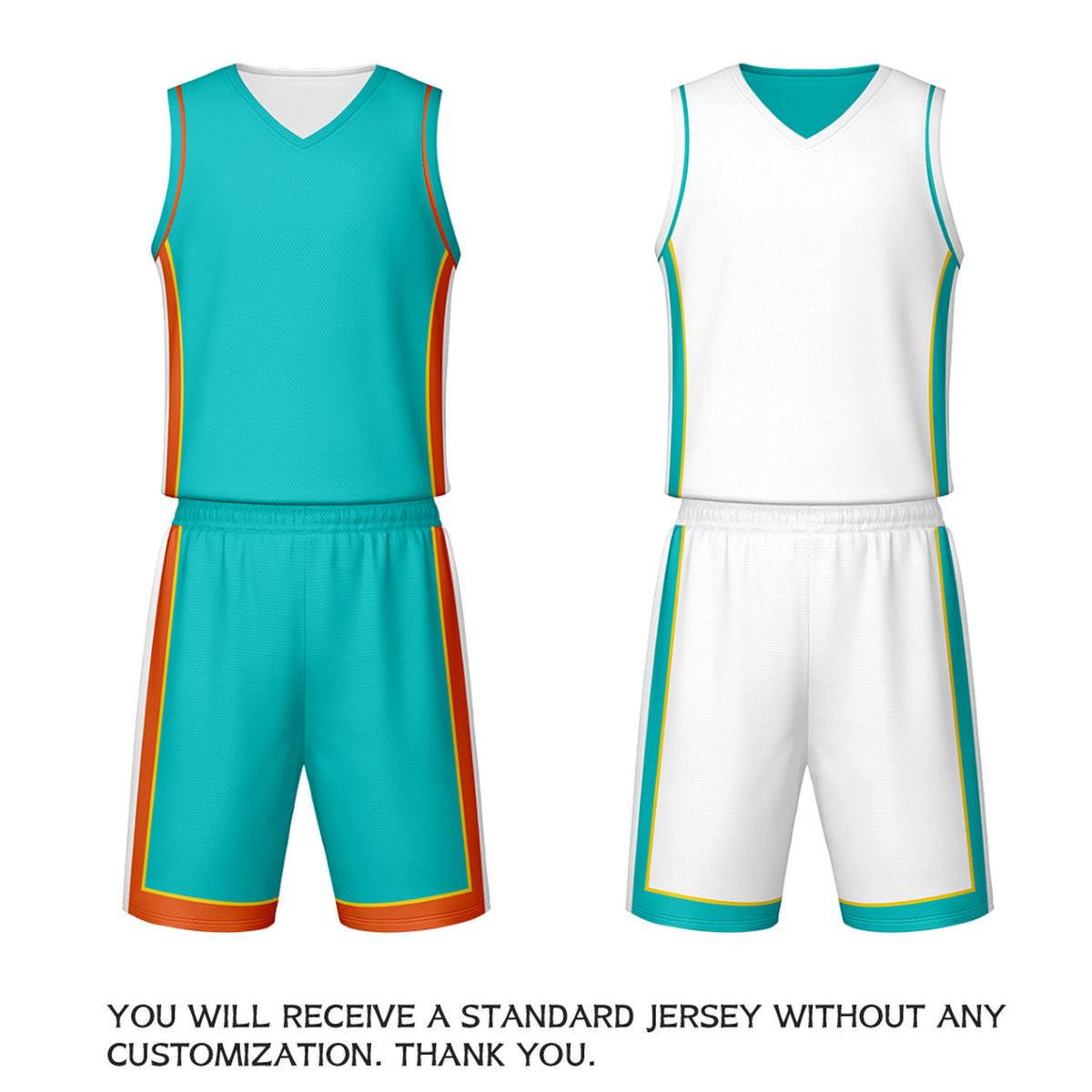 Custom Teal White Reversible Basketball Jersey Set | Personalized Name Number Mesh Sports Uniform