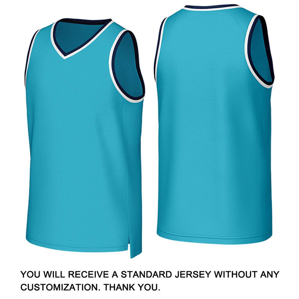 Custom Turquoise & White Mesh Basketball Jersey | Personalized Team Uniform for youth & adults