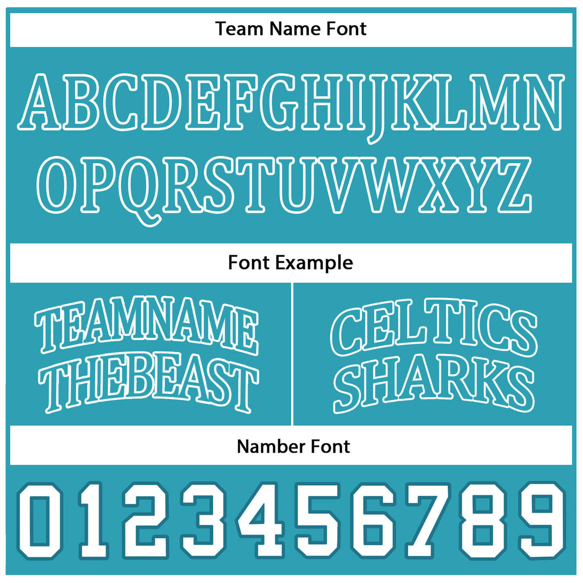 Custom Turquoise & White Reversible Basketball Uniform Set | Personalized Team Name & Number - Vosoli