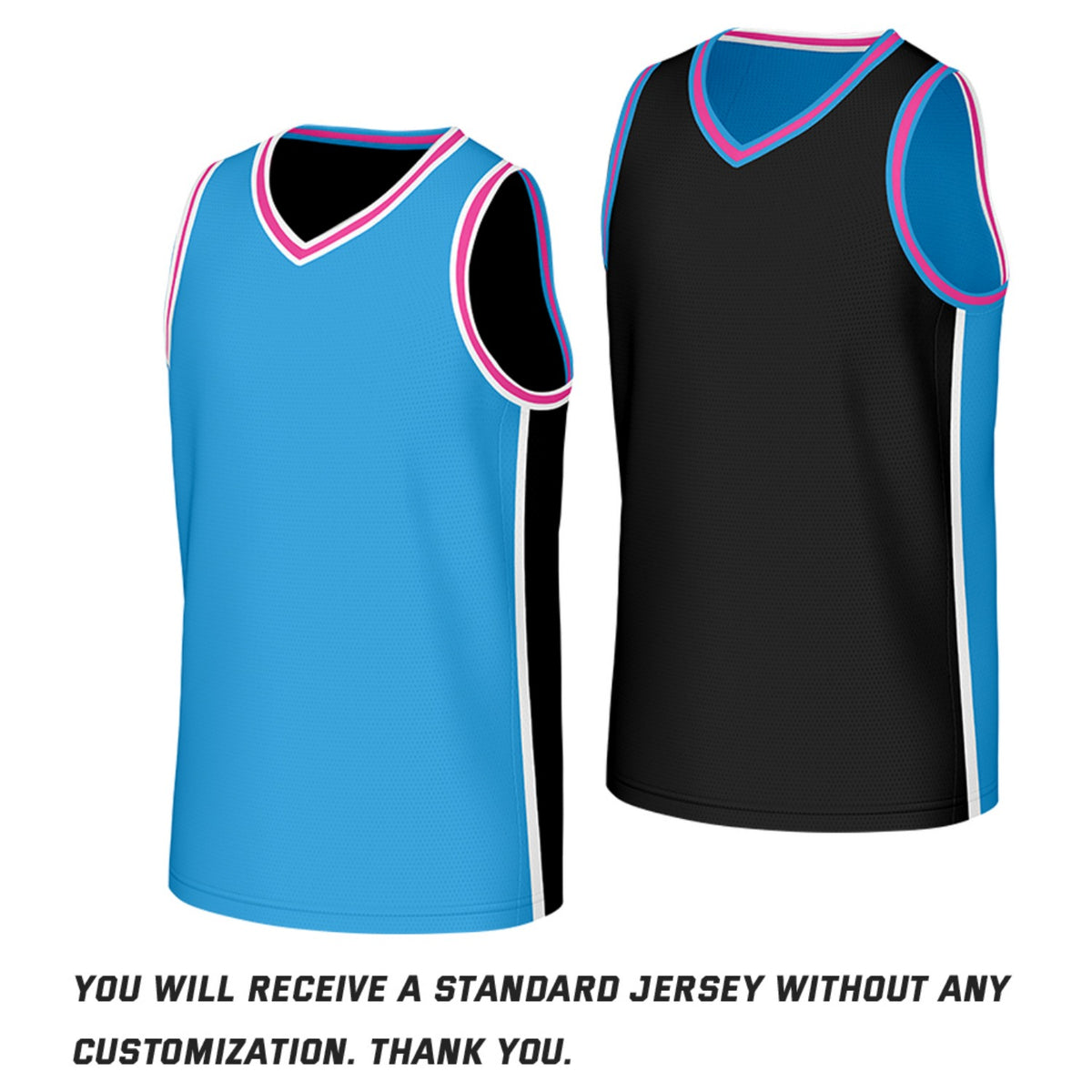 Custom Black & Cyan Reversible Basketball Jersey | Personalized Team Jerseys with Name Number Logo