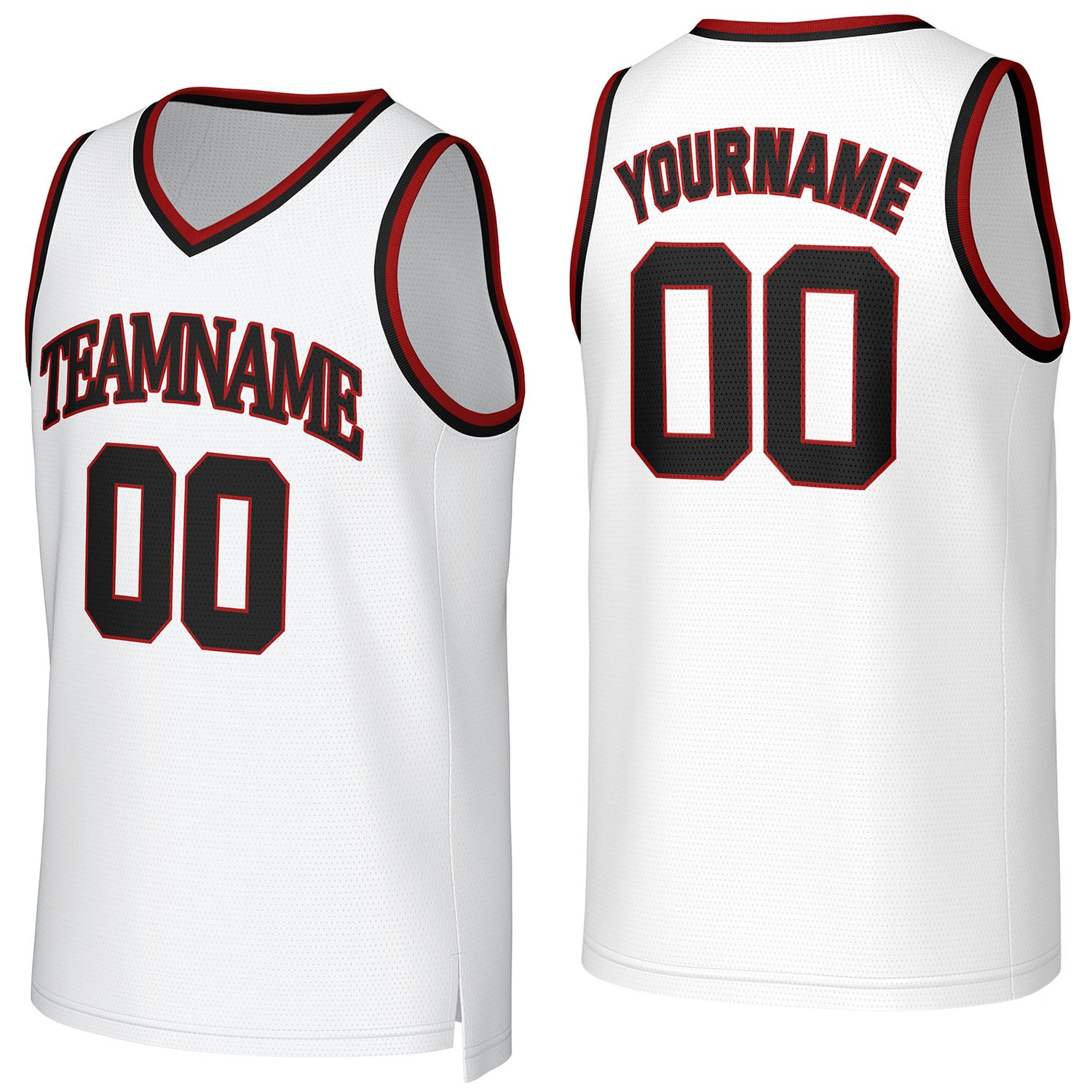 Custom white basketball jersey with logo, personalized name & number, sleeveless team uniform for men women youth game practice - Vosoli