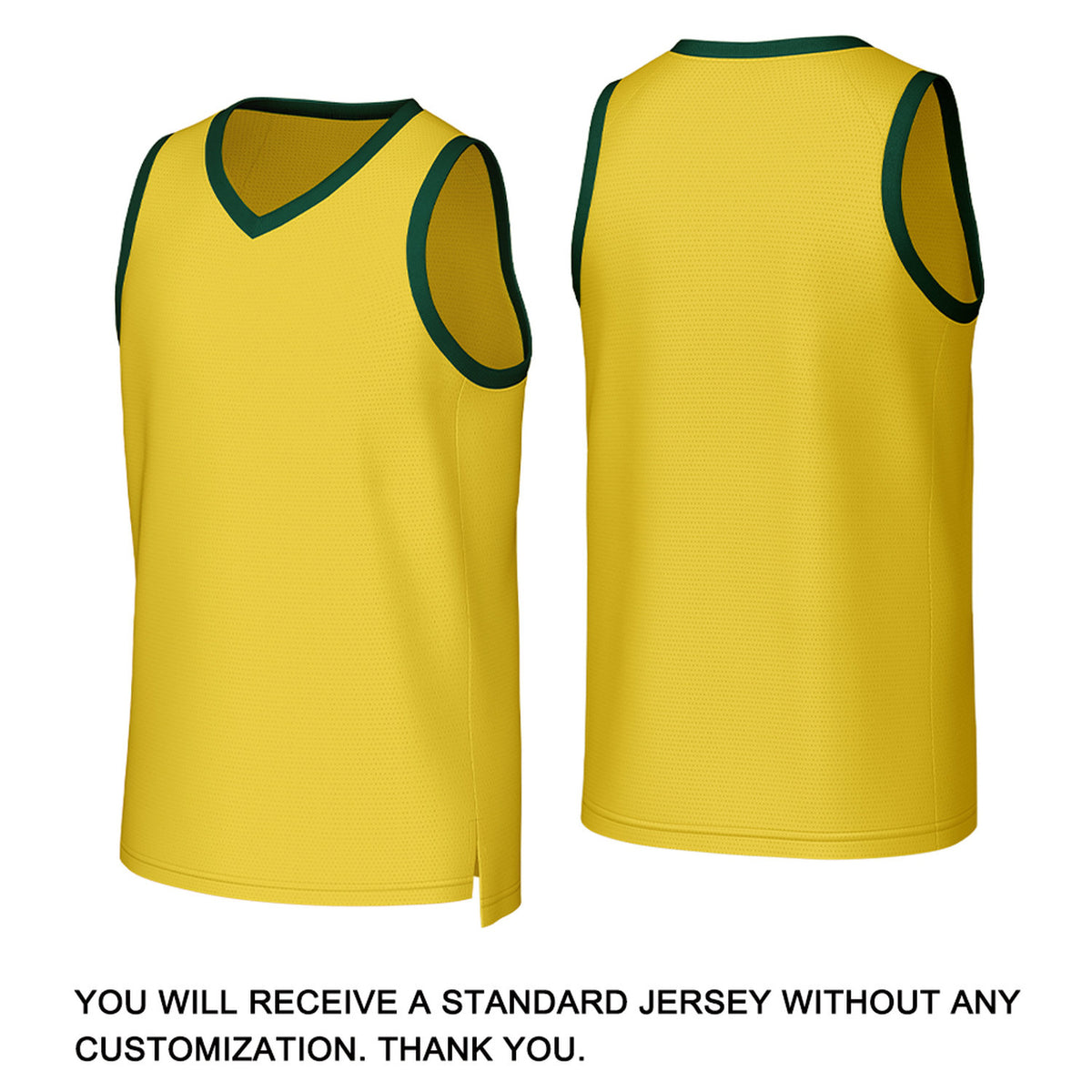 Custom Yellow Green Stitched Basketball Jersey | Personalized Name Number Logo Mesh Sports Jersey