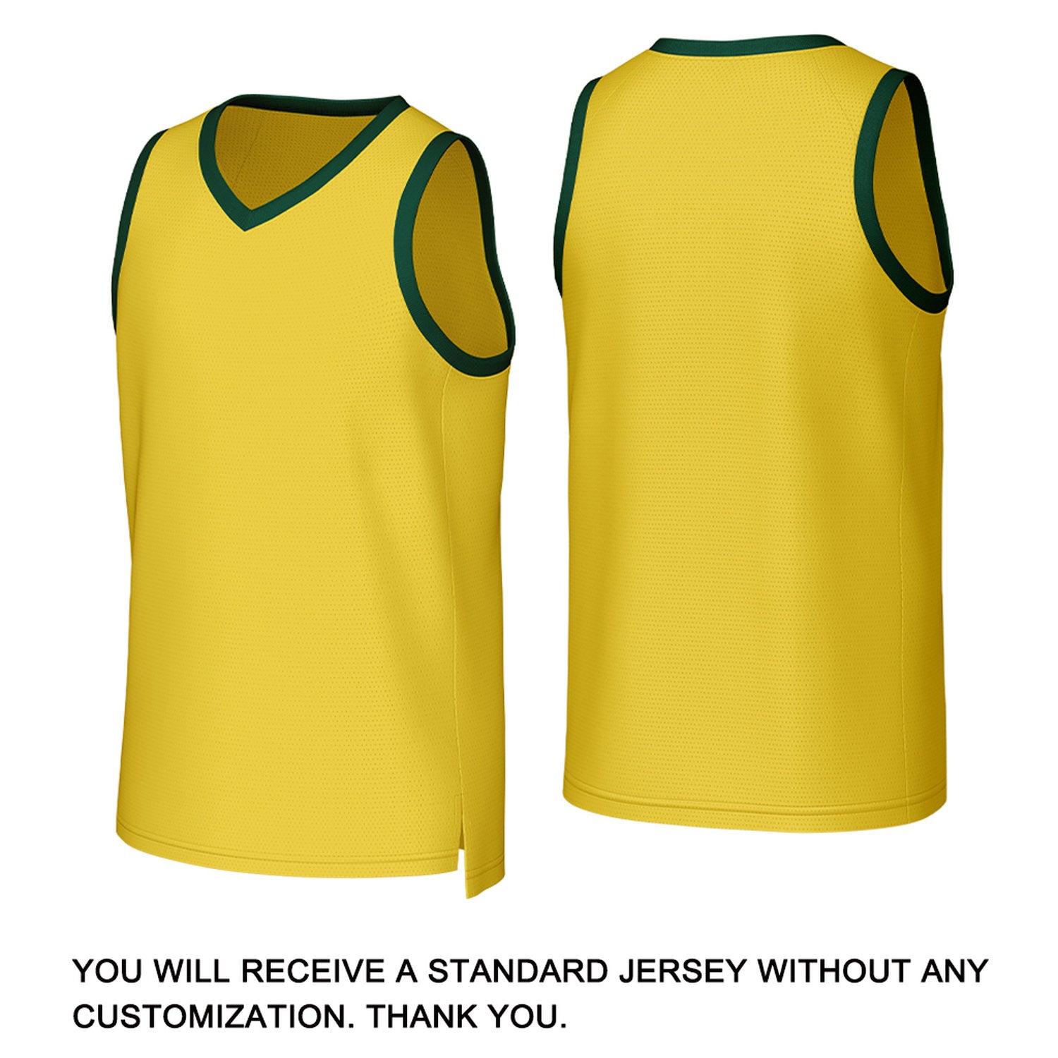 Custom Yellow Green Stitched Basketball Jersey | Personalized Name Number Logo Mesh Sports Jersey