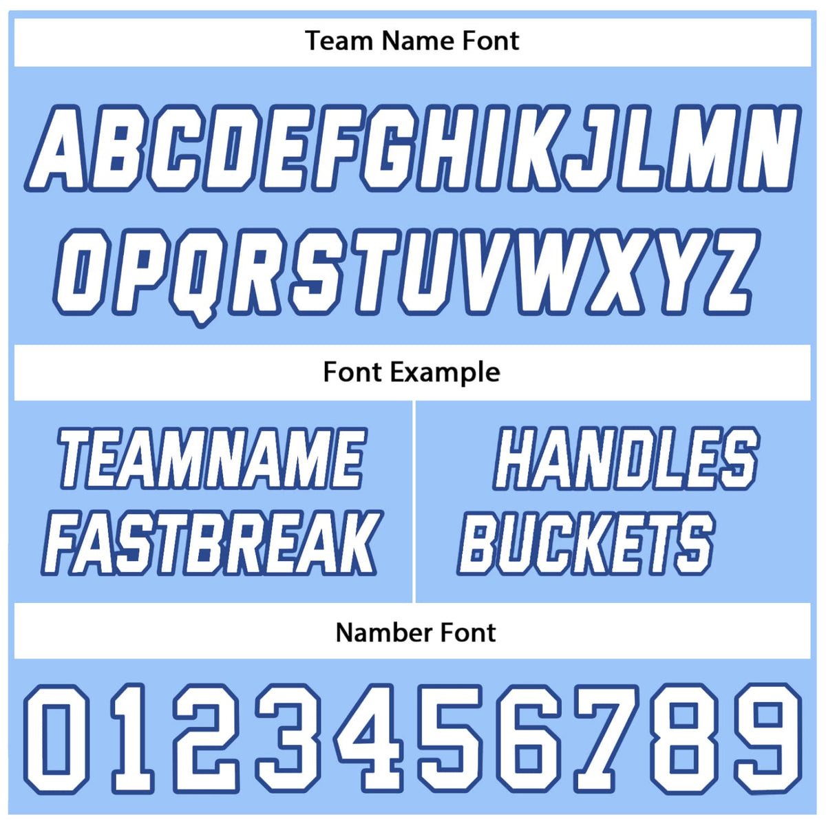 Custom Light Blue & White Star-Stripe Pattern Basketball Jersey - Personalized Team Name, Number & LOGO | Vosoli