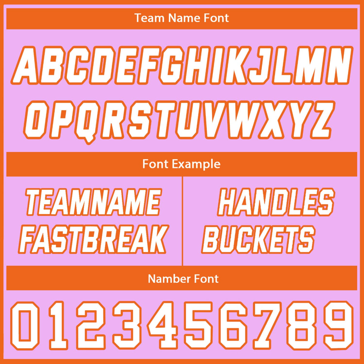 Custom Orange & Pink Star-Stripe Pattern Basketball Jersey - Personalized Team Name, Number & LOGO | Vosoli