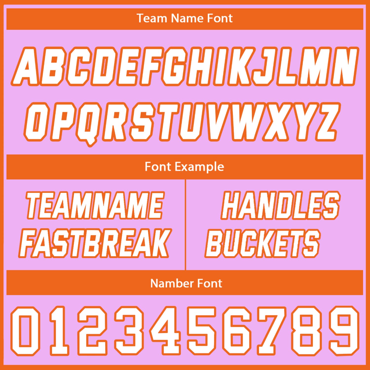 Custom Orange & Pink Star-Stripe Pattern Basketball Jersey - Personalized Team Name, Number & LOGO | Vosoli